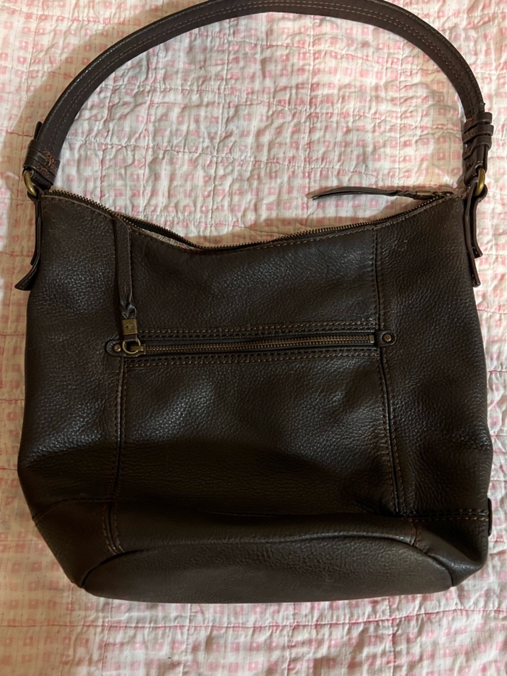 Women's The Sak Dark Gray Pebbled Leather Shoulder Bag